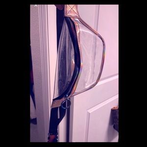 Iridescent/Clear Fanny Pack